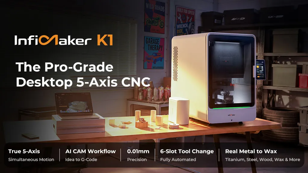 InfiMaker K1: The Pro-Grade Desktop 5-Axis CNC
